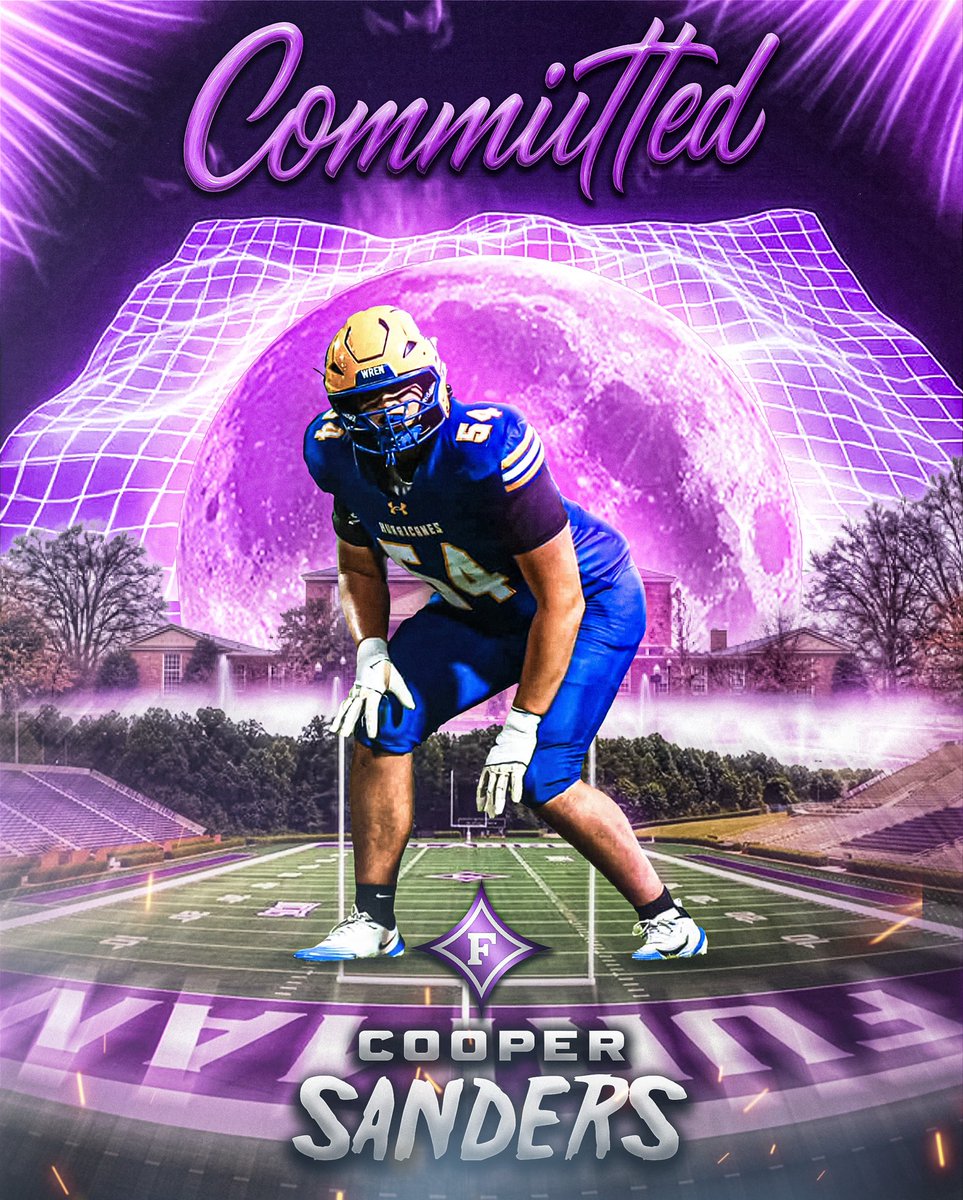 Staying Home🏠🏠🏠 #FUallthetime
#Committed 🟣⚫️ <a href="/FUCoachHendrix/">Clay Hendrix</a> <a href="/CoachCutch/">Matt McCutchan</a> <a href="/Kyle_Jolly/">Coach Kyle Jolly</a>!
<a href="/CoachPerdomo/">Chris Perdomo</a> <a href="/MrCoachFrate/">Anthony Frate</a> <a href="/OfficialWrenFB/">Wren Hurricane Football</a> <a href="/BlakeMil13/">BlakeMiller</a>
