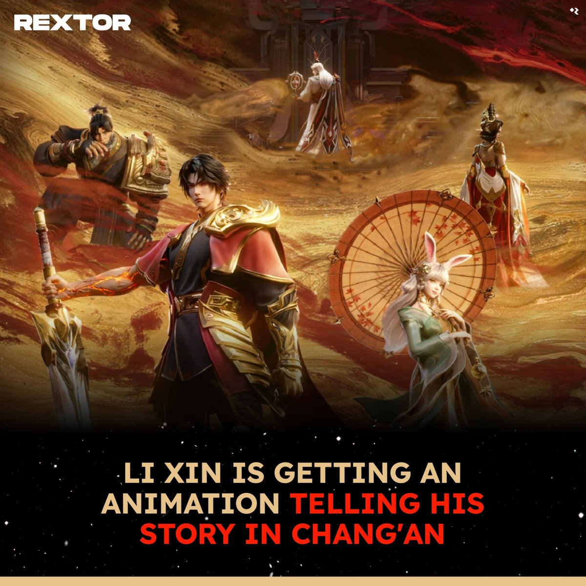 rextorext's tweet photo. Rumor says Li Xin Flawless is dropping soon with the Martial Mural theme featuring Ming and Garo.
I saw lots of mixed comments about the animation and the hero relationships, and honestly, I don’t like it either.
#HonorofKings #HoK #Rextor #DecadeofPromise https://t.co/YAXVSOc2YC