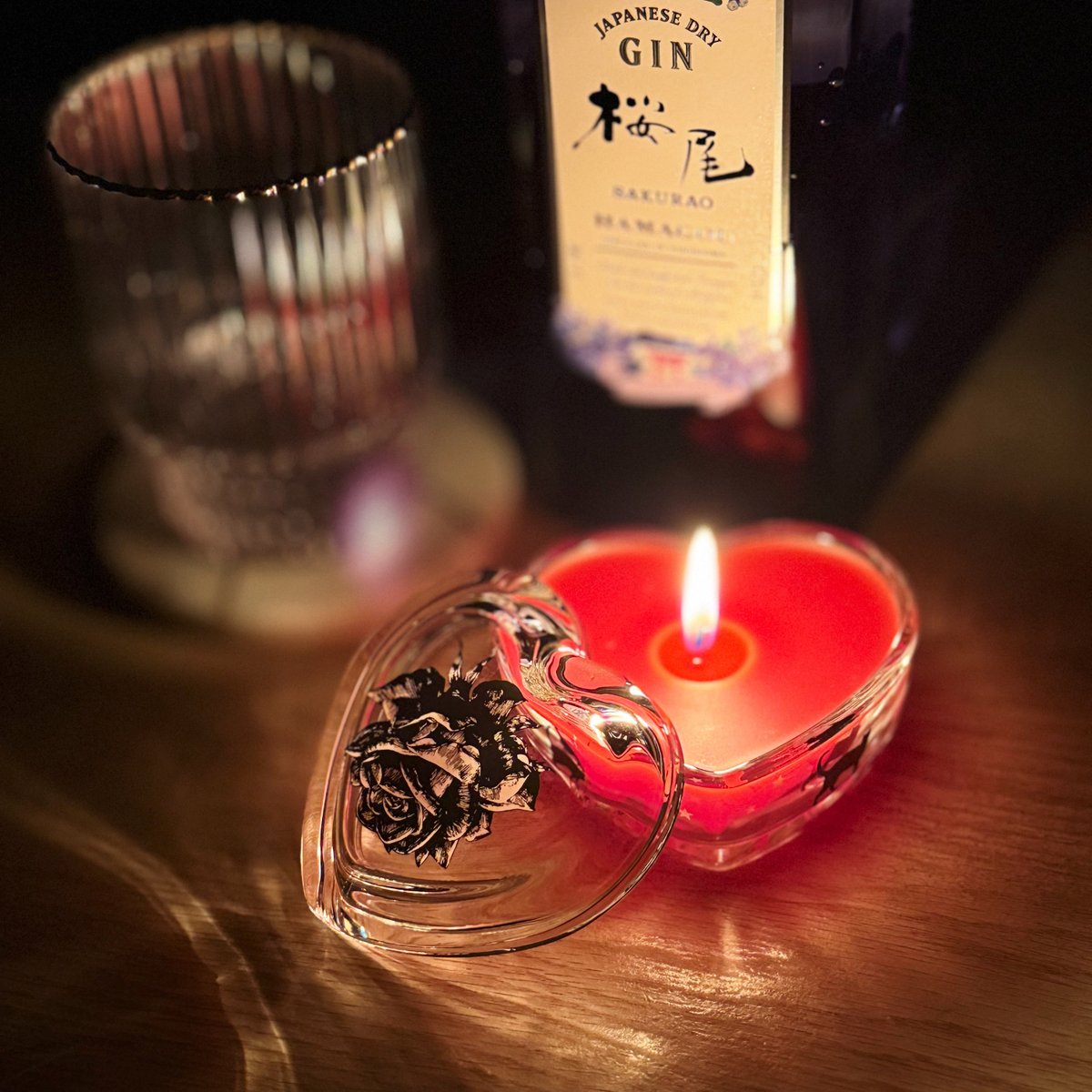 ハートに火をつけて乾杯🌸