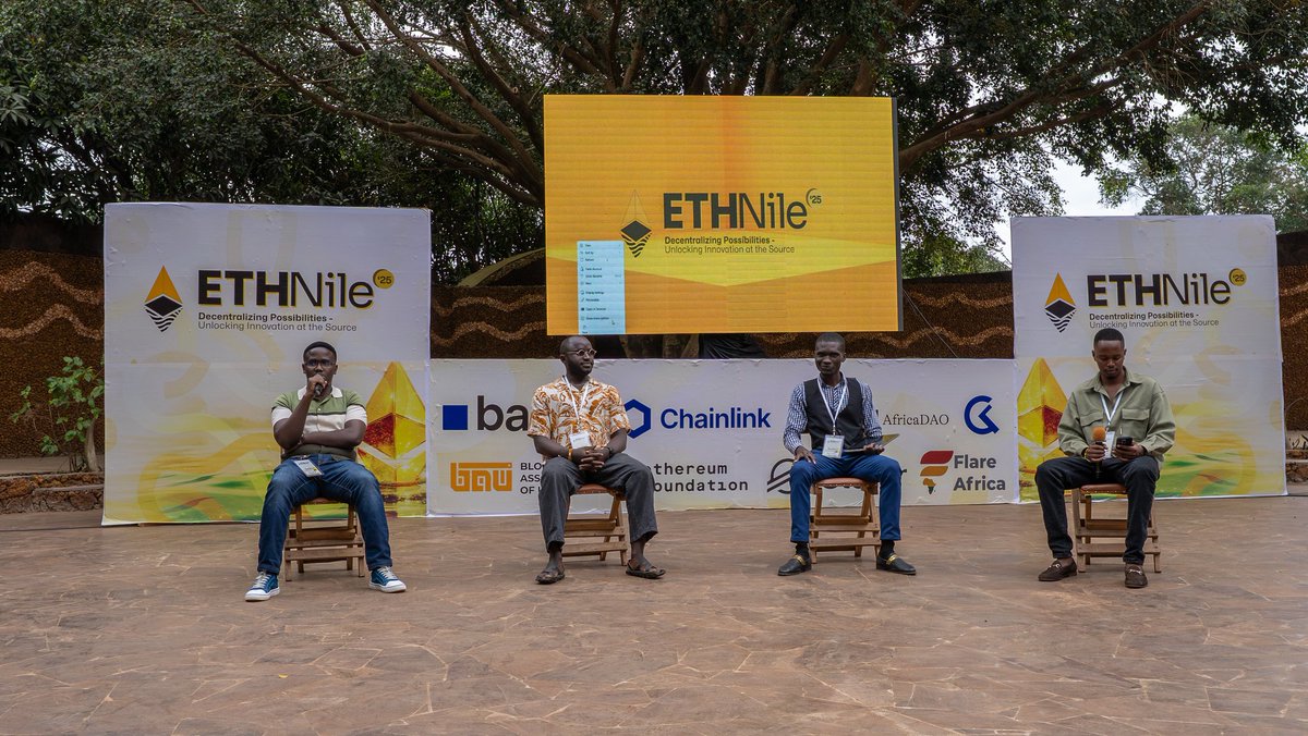 ETHNile_'s tweet image. One of the best parts of #ETHNile was our engaging panel sessions, featuring insightful discussions from our amazing panelists @saint_brisa, @0xeliashezron, @nasasira_daniel and Fedrick
Their perspectives sparked thoughtful discussions and left everyone inspired to keep building