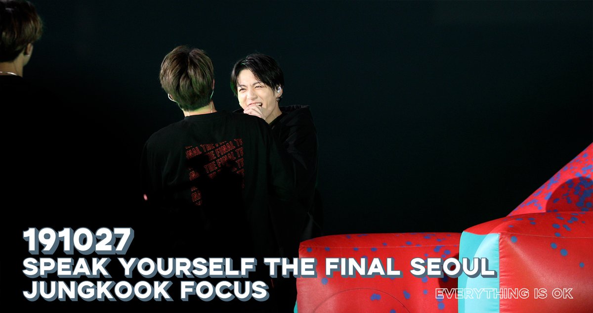 [191027 speak yourself the final seoul 방탄소년단 #정국 직캠] 전하지 못한 진심, anpanman, 소감 멘트 (4K)
youtube link-&gt;youtu.be/8Bcp7gkisUo

팬들 바라보는 눈빛 초롱초롱한 거 너무 사랑스러운 정구기💜
#정국 #JUNGKOOK #JK #BTS <a href="/BTS_twt/">방탄소년단</a>