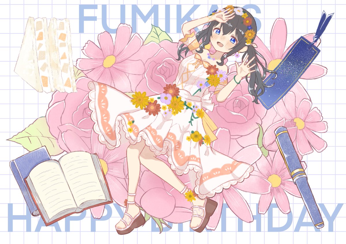 文香ちゃんお誕生日おめでとう！📚
#鷺沢文香生誕祭2025
#鷺沢文香誕生祭2025