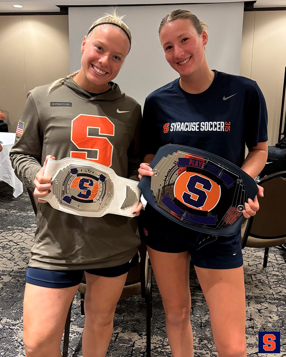 Our Championship Belt Winners from the match with #7 Duke🍊

Player of the Match: Shea Vanderbosch
Game Changer: Anna Croyle