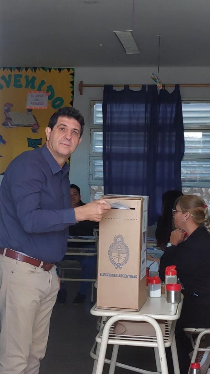 Con esperanza y convicción, voté en la Escuela Ramírez de Velasco N°260, en mi querida Ciudad de Chilecito ¡Celebremos la democracia con orgullo y alegría!