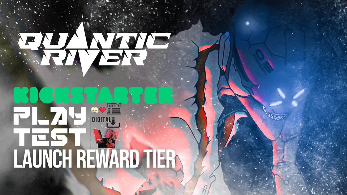 12% Founded. kickstarter.com/projects/fluid…
Thx to the backers. The #Quanticriver #Kickstarter is live.
GO GO GO