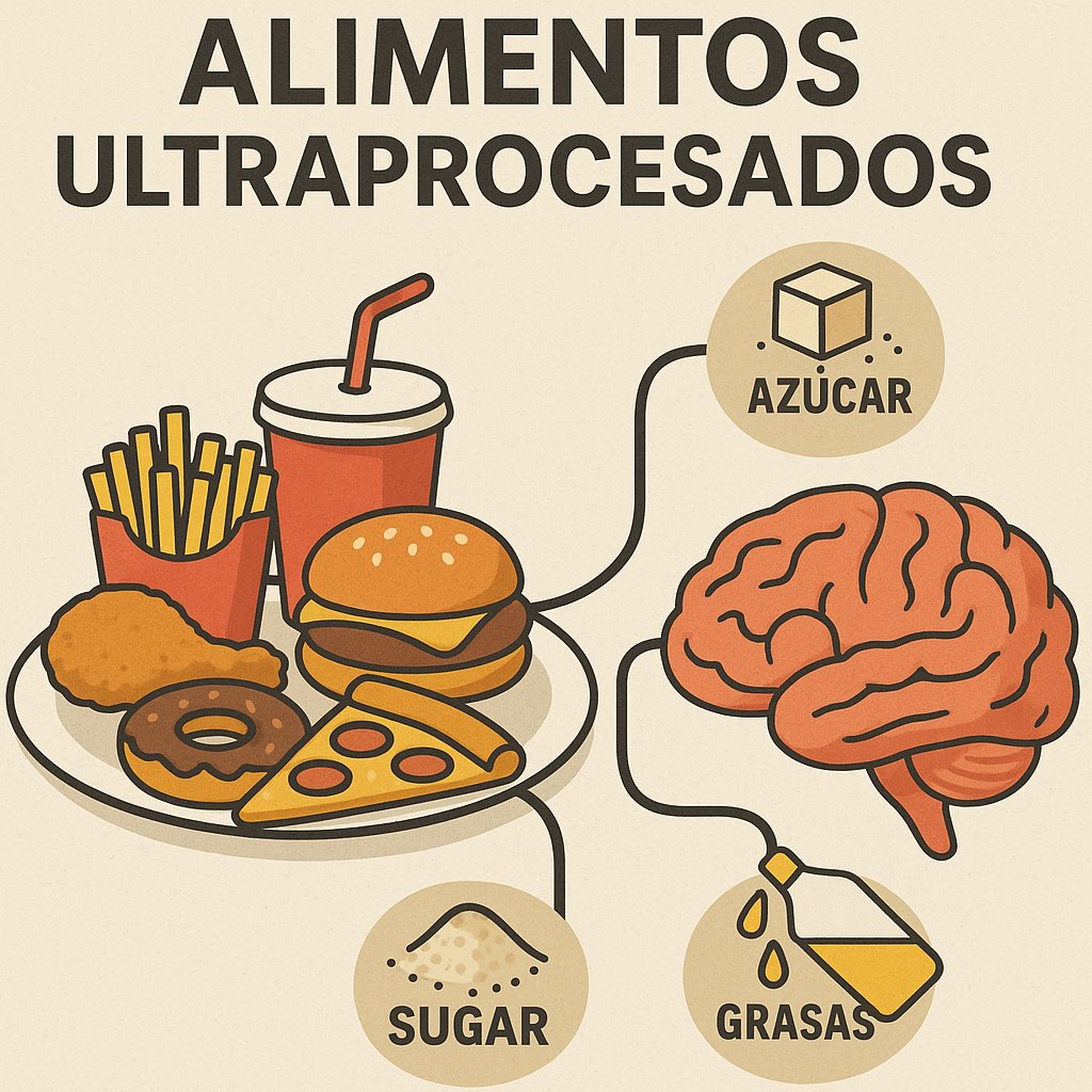 see4tech's tweet image. ⚠️ La ciencia advierte: los ultraprocesados pueden alterar nuestro cerebro, provocando un ciclo adictivo en el consumo. Un estudio con 30,000 participantes destaca la importancia de regular nuestra dieta para proteger la salud 🍏 #Salud #Alimentación #Ciencia