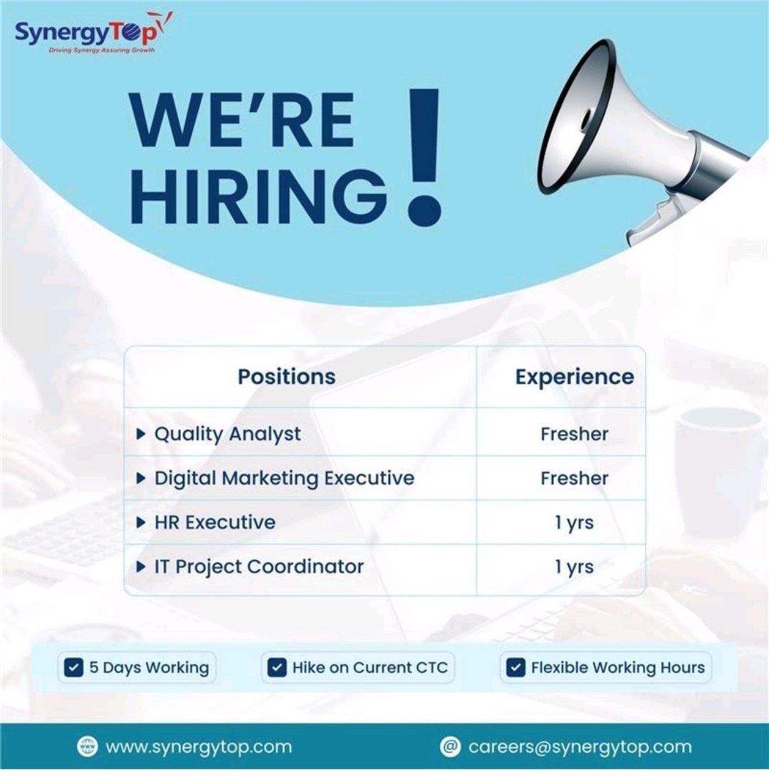 Amar___Gaikwad's tweet image. #नोकरी अपडेट!!!
#hiringalert #HiringNow #itjobs #Rojgar #job #मराठीनोकरी