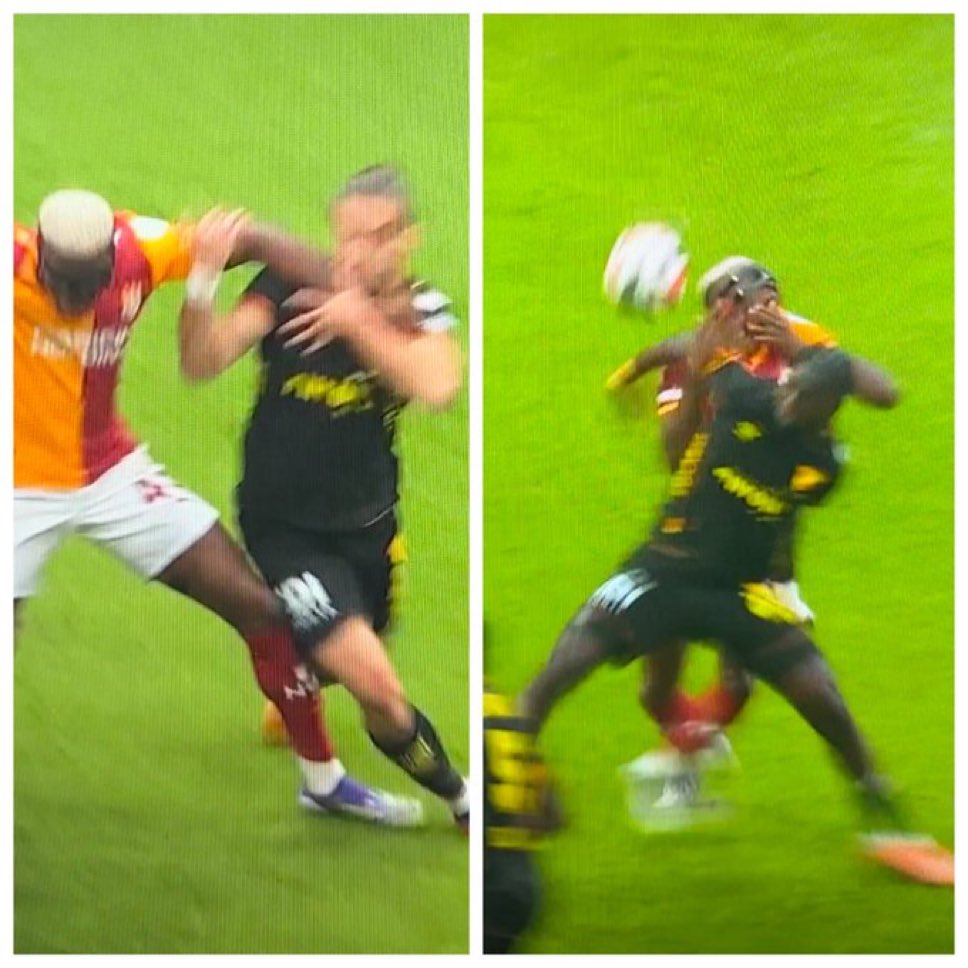 osimhen yapınca KART YOK ❌
osimhen’e yapılınca KART VAR ✅