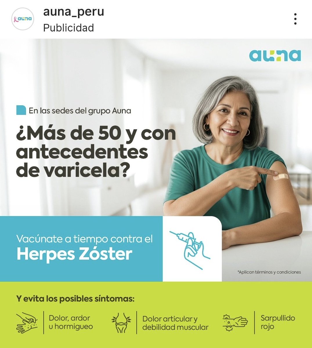 ¿Esta señora tiene 50? No se pasen pues! Si ya sé, dice "mas de 50" en la publicidad...pero si quieren comunicar a un target de 65 a mas...díganlo así ¿no? pero claro, mas fácil es difundir estereotipos de edad. Sospecho que quien eligió la imagen es un centeniall o millenial 😀