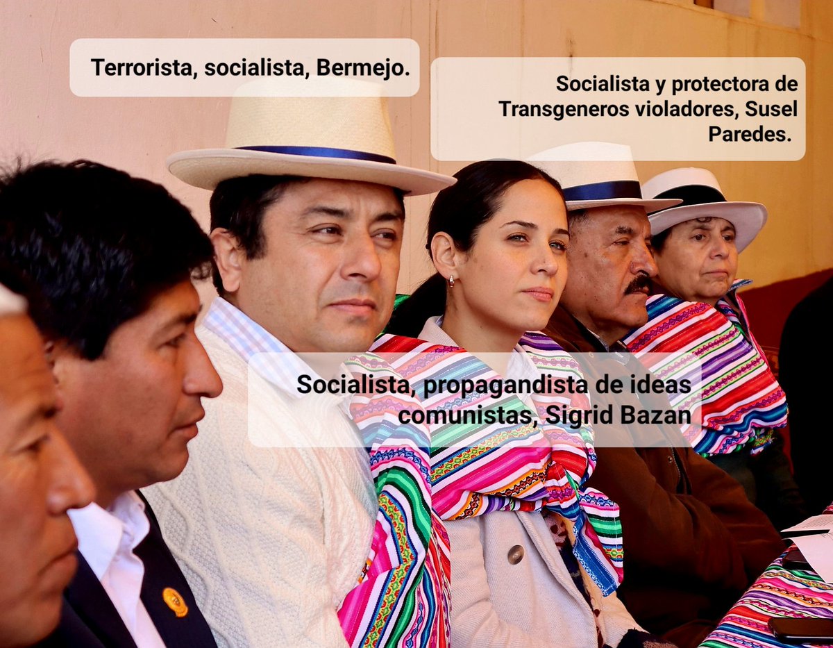 CcantoBuendia's tweet image. En política nada es coincidencia. El Senderismo los crea y ellos se juntan. 

Todos los que creen que esta gente hace política a favor de los &quot;pobres&quot; son una sarta de imbéciles. 

#GuillermoBermejo #sigridBazan #SuselParedes