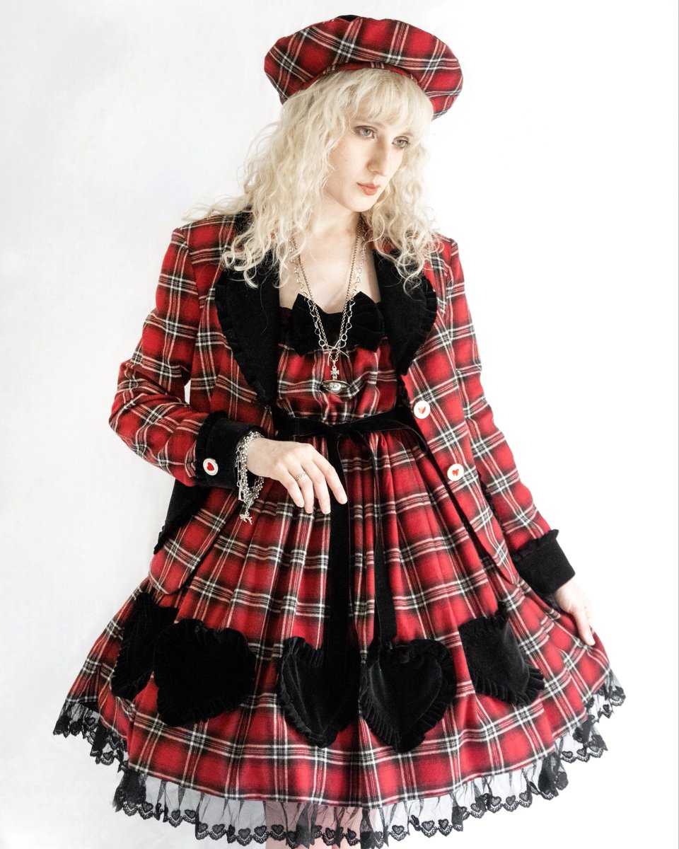 pyshkin_pyshkin's tweet photo. Pre-order for our new “Queen of Hearts” collection starts on 3 November!❤️ Plaid cotton flannel, dresses, accessories, and our favourite fitted jacket! Blog post on 28 Oct. https://t.co/VFgyht6xd8