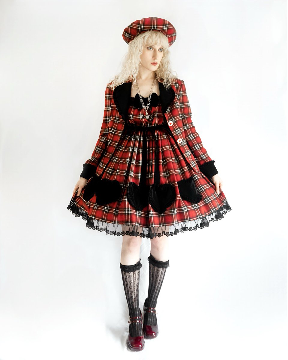 pyshkin_pyshkin's tweet photo. Pre-order for our new “Queen of Hearts” collection starts on 3 November!❤️ Plaid cotton flannel, dresses, accessories, and our favourite fitted jacket! Blog post on 28 Oct. https://t.co/VFgyht6xd8