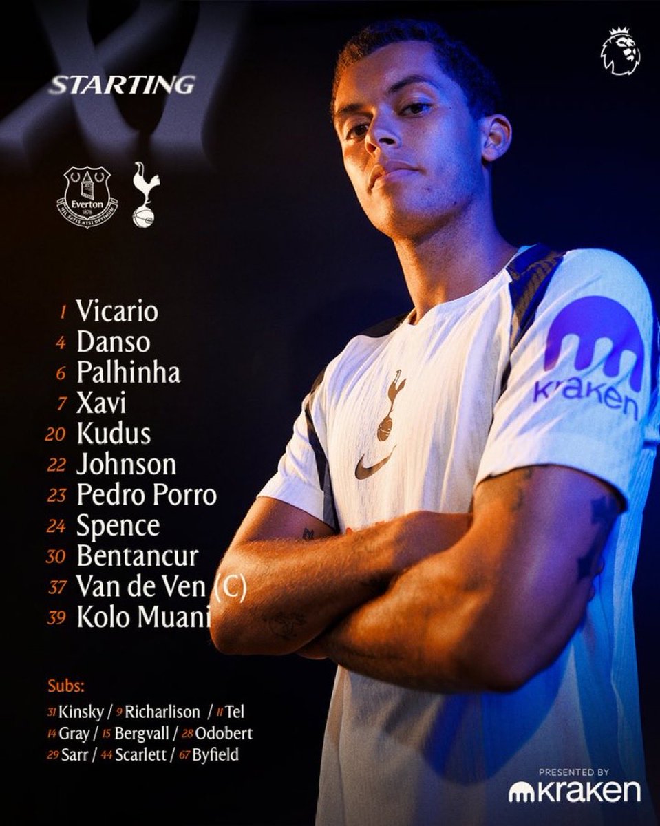 thespursweb's tweet photo. 🚨 𝗧𝗘𝗔𝗠 𝗡𝗘𝗪𝗦 🚨 

Thoughts on the XI? 👇 https://t.co/H4xwmRfmGx