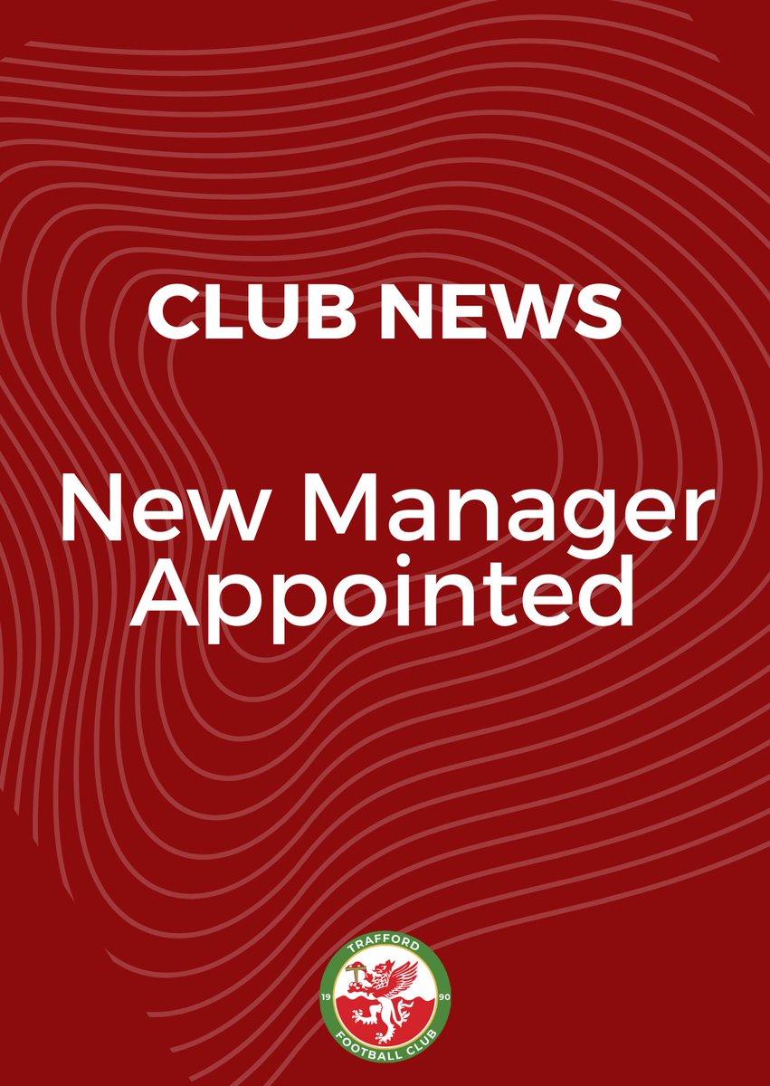 Trafford FC (@fctrafford) on Twitter photo ๐๐น๐๐ฏ ๐๐ป๐ป๐ผ๐๐ป๐ฐ๐ฒ๐บ๐ฒ๐ป๐: Trafford FC announce the appointment of the new manager.
Full Statement โคต๏ธ
traffordfc.com/club-statementโฆ ๐๐น๐๐ฏ ๐๐ป๐ป๐ผ๐๐ป๐ฐ๐ฒ๐บ๐ฒ๐ป๐: Trafford FC announce the appointment of the new manager.
Full Statement โคต๏ธ
traffordfc.com/club-statementโฆ