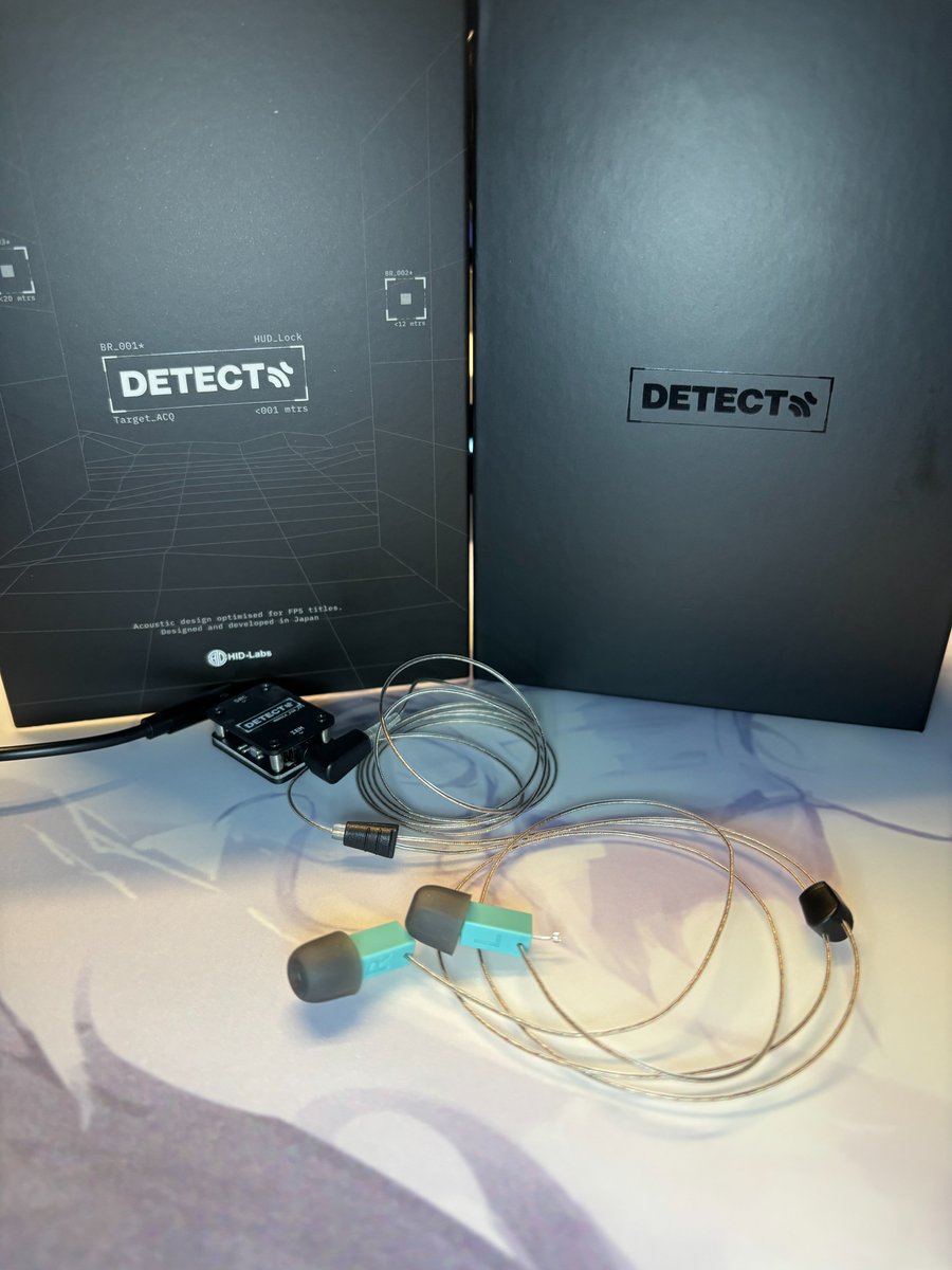 Kasasagi_17a8a's tweet image. 【HID-Labs(@hid_labs) DETECT 使用レビュー！】

FPS特化のゲーミングイヤホン、「DETECT」を１カ月使ってみた感想です！👂
少しでも少しでもお役に立てれば幸いです！
ツリーに詳しい解説が続きます！
↓
#DETECT #ゲーミングイヤホン #HID_Labs #レビュー