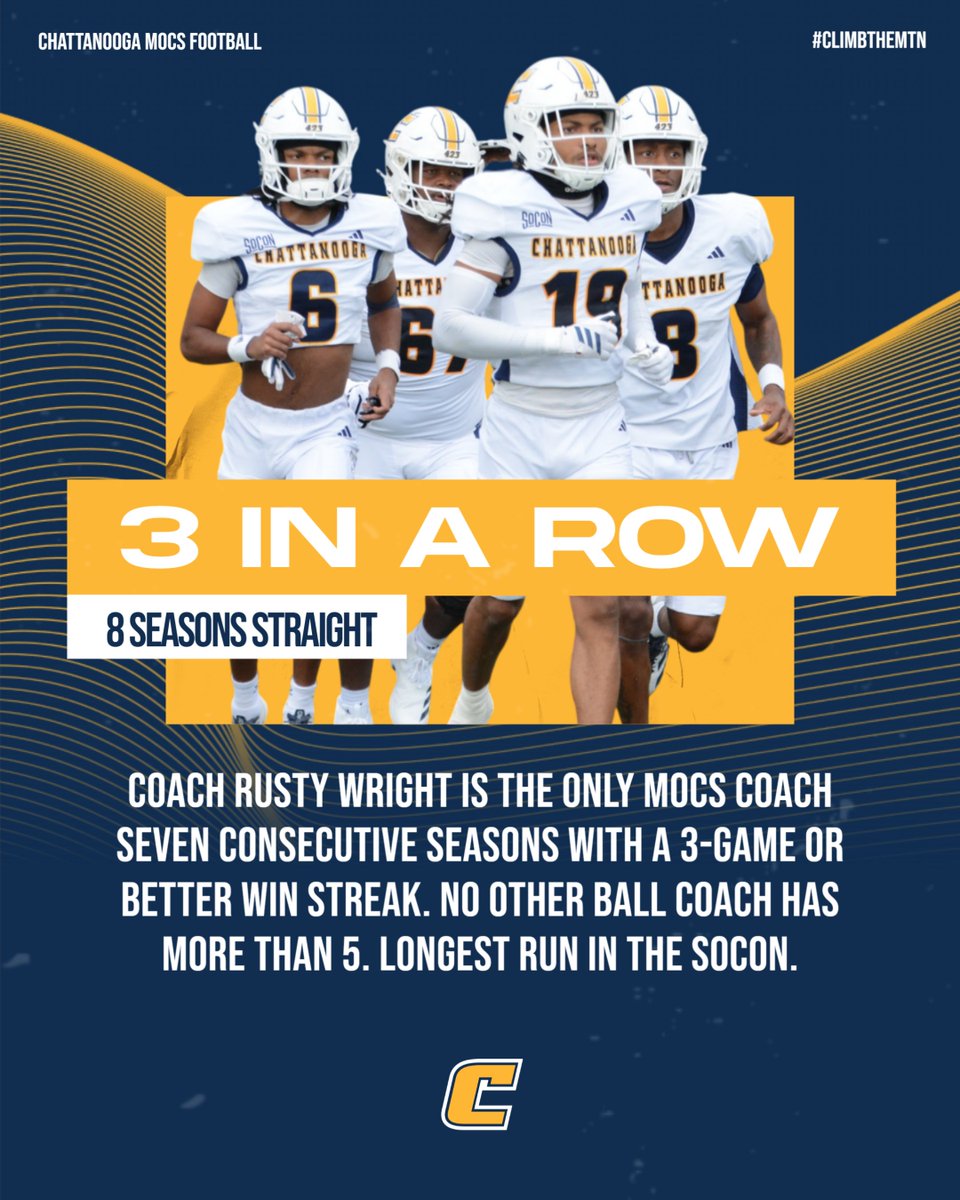 GoMocsFB's tweet image. Standard's high in the Scenic City🫡