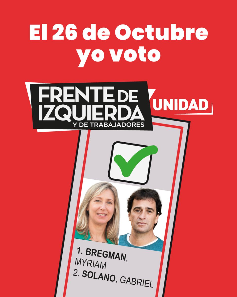 EzeCoe_'s tweet photo. Votar al Frente de Izquierda es darle fuerza a los más atacados por este gobierno. Es preparar el Terreno para las batallas que se vienen. https://t.co/CdjLKfMTYr
