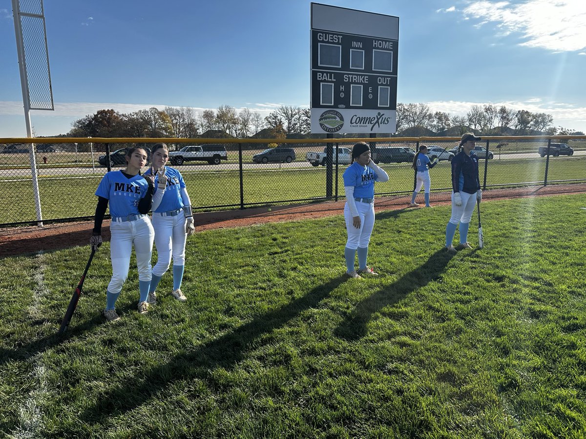 Last Sunday of Fall Ball. Go Angels!