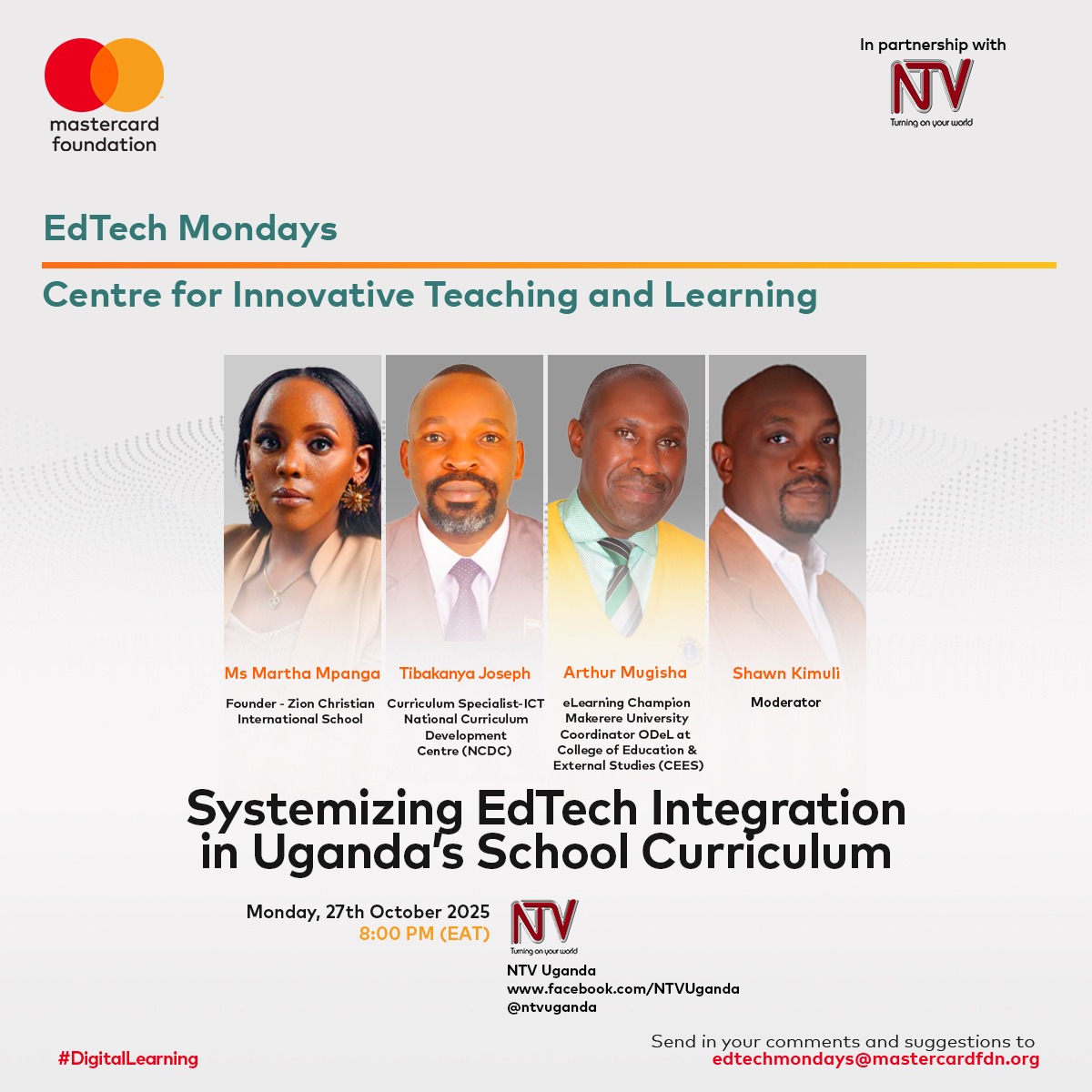 ntvuganda's tweet image. Uganda’s classrooms are evolving, but how do we make technology a seamless part of everyday learning? 

Tomorrow, we’re diving into how to systemize EdTech integration in Uganda’s school curriculum, aligning policy, practice, and innovation to transform education for all…