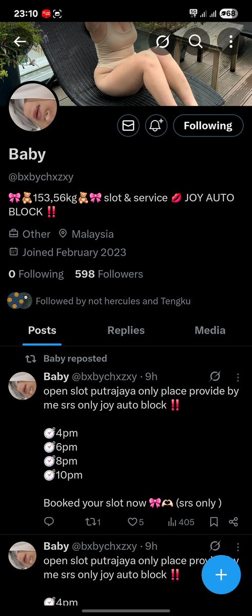 MawarManis699's tweet photo. scammer @bxbychxzxy https://t.co/nVflhIW5Xh