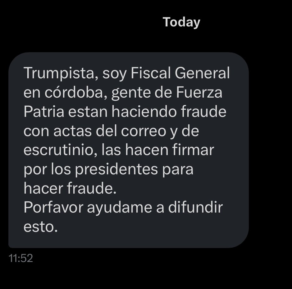 Nunca firmen las actas antes del conteo por más que se lo pidan.