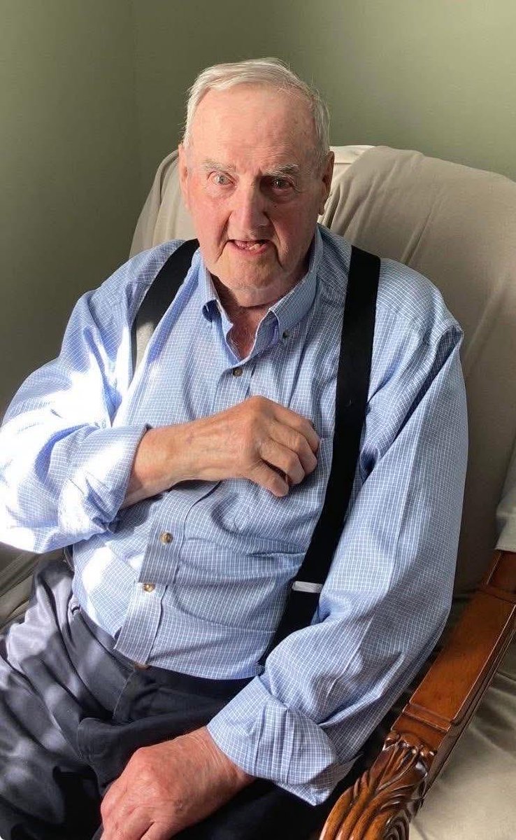 WellsDavid's tweet photo. Wishing Nelson Murphy (Pops) a Happy 95th birthday!

Born on October 26, 1930, in Paradise Newfoundland and Labrador where he still lives, he served as a gunner in the Korean War between 1951 and 1953, and continues to be a brave example of a proud fighter. The best of the best. 

@curtisknee Senator Yonah Martin @SenateCA @CPC_HQ 

#koreanwarforgottennomore #neverforget #cdnpoli #nlpoli