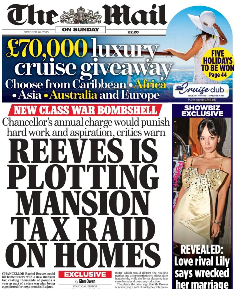 CutMyTaxUK's tweet image. Reeves is apparantly planning a tax on high value homes. There are several problems with this half-baked &amp;amp; foolish idea.

Firstly it will require a time-consuming revaluation of homes, a task last done 34 years ago.  If the new tax were applied to bands G &amp;amp; H now it would catch…