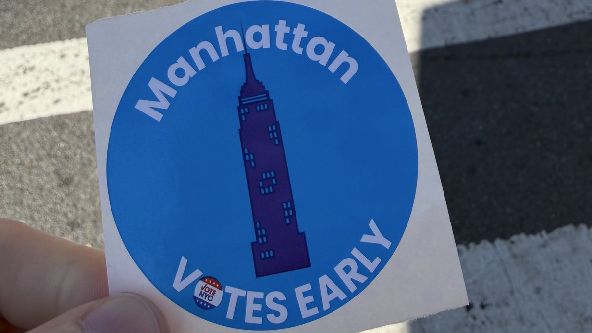 Voted early to prevent Andrew Cuomo from implementing Pervert Law in New York City! #Vote #NYC