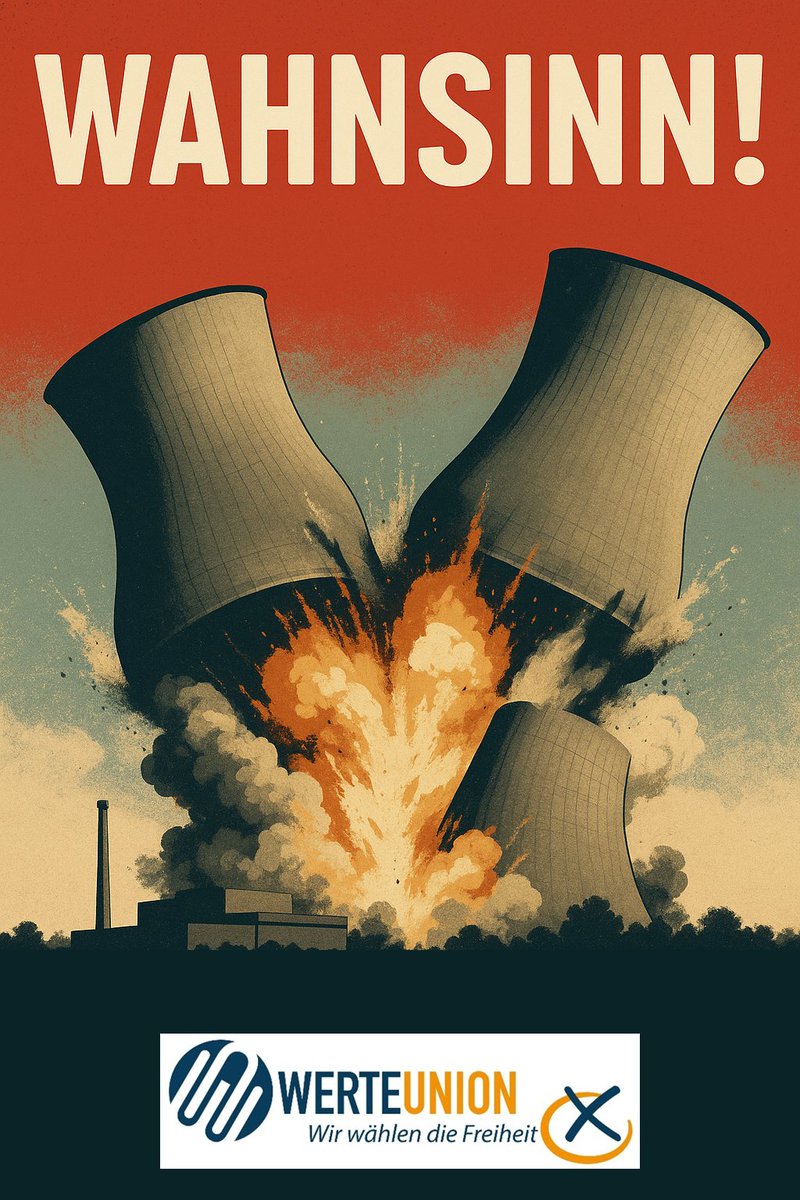 #Friedrich_Merz im August 2023: "Wir würden sofort alle stillgelegten Kernkraftwerke wieder ans Netz nehmen".

#Gundremmingen #Sprengung_Kernkraftwerk #Volksvermögen #Energieversorgung