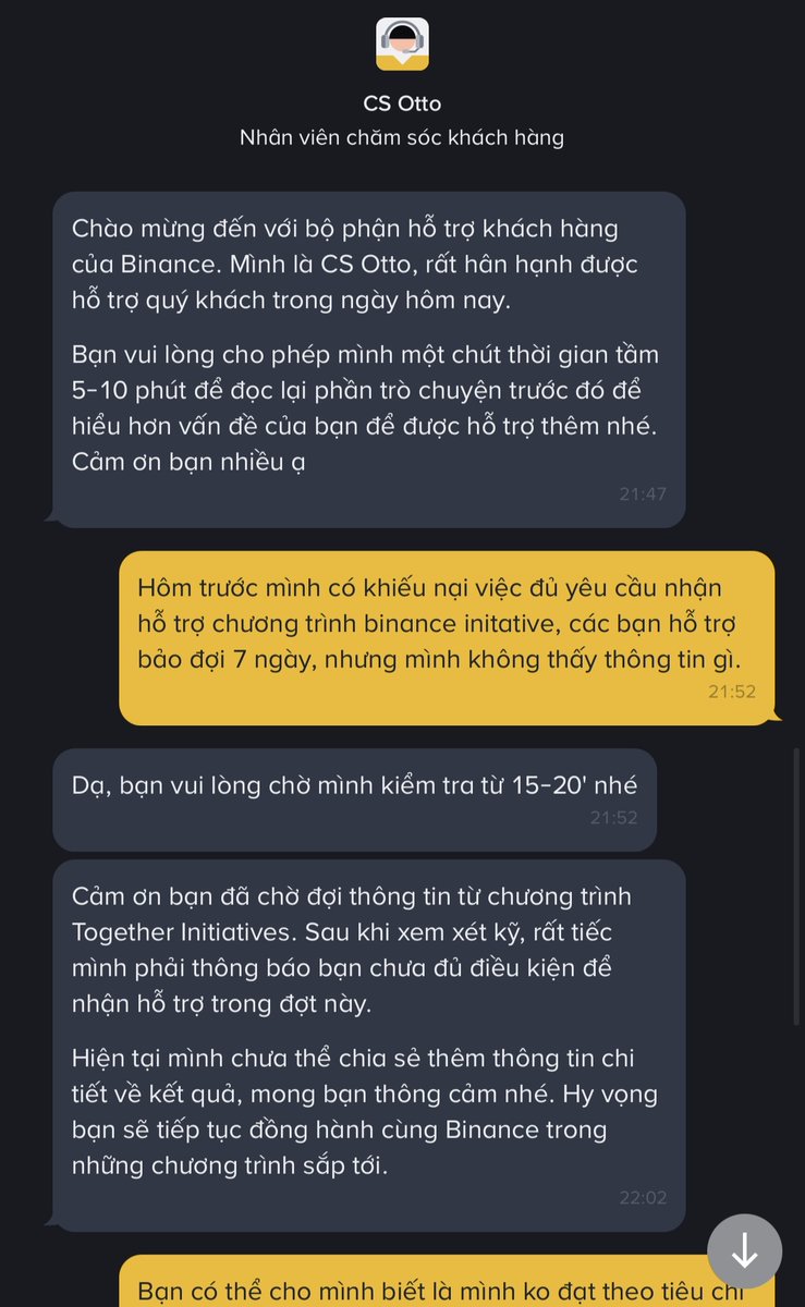 intern_cryptoo's tweet image. It’s clear that I’m eligible for support from the Binance Initiative after being liquidated, yet I’ve still been left out. I’ve contacted customer service multiple times but only received generic replies. Truly disappointed with how Binance has handled this
#Binance #Disappointed