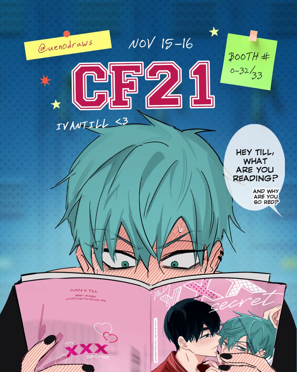 uenodraws's tweet image. sharing my #alnst &amp;amp; #ivantill CF21 merch thread⬇️
Pre-order closes on the 29th!

🇮🇩 local/ INA: form.jotform.com/252958728439677
🌐 WW: knownopeace.bigcartel.com/category/alien…

sorry for this late post and thanks to yuukichan for helping take good merch photos 😂

#comifuro21 #cf21 #comifuro21catalogue