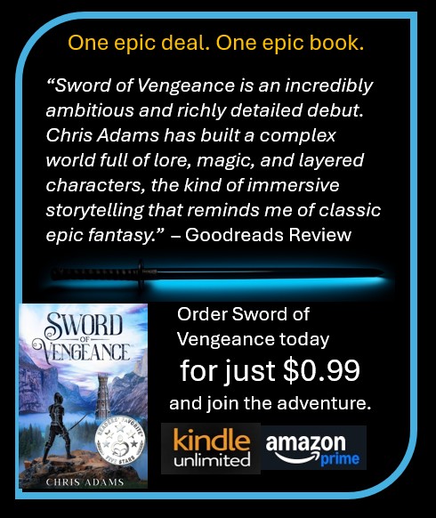 "An incredibly ambitious and richly detailed debut... a complex world full of lore, magic, and layered characters, the kind of immersive storytelling that reminds me of classic epic fantasy.”  – <a href="/goodreads/">Goodreads</a> Review

#Fantasy On Sale now. $0.99 on Kindle.
a.co/d/2Q4l0aj