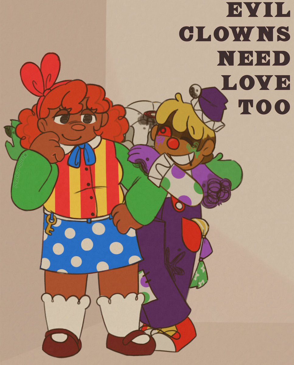 Mochis_Hideout2's tweet image. TW: Blood/Ichor
~ 
Evil Clowns Need Love Too (Ft. Dot and Twisted Looey!)
#dandysworld #dandysworldfanart #BouncyBalloon #Looey #Selfship #fanart #artwork