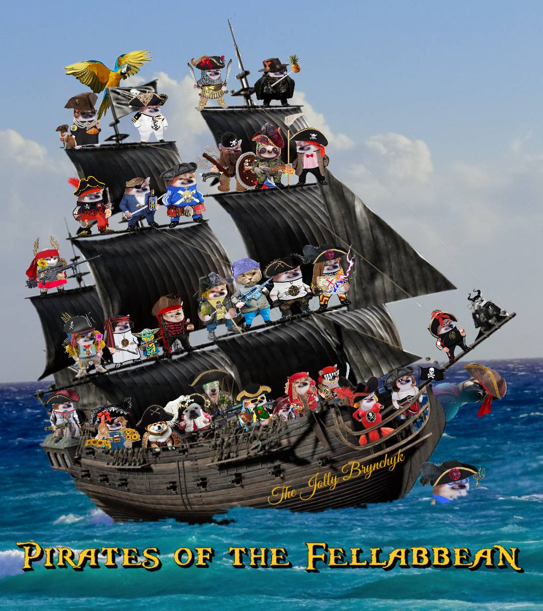 NAFOfellaLotte's tweet image. #NAFOfleet&apos;s Jolly Brynchyk sailing the Seven Seas 😂