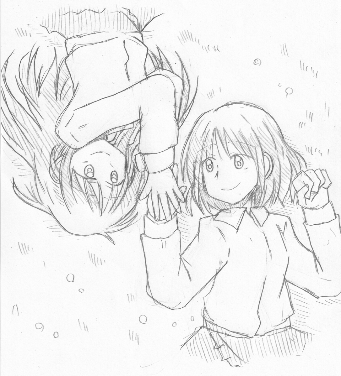 百合と鶴子 
#リスリブ #真野美月へ 