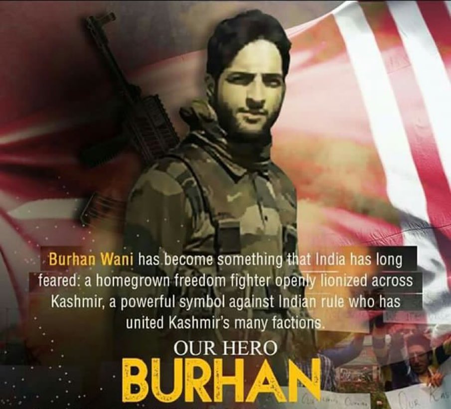 #AmbassadorOfKashmirIK

Burhan Wani.. the fighter!!