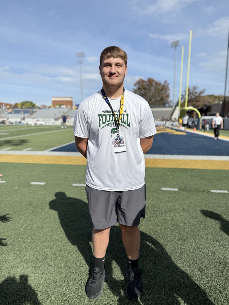Thank you <a href="/ETSUFootball/">ETSU Football</a> for the game day experience yesterday. I had a great time! <a href="/webb_knoxFB/">Webb School Football</a> <a href="/Coach_Mahoney54/">Don Mahoney</a> <a href="/CSmithScout/">Chris Smith</a> <a href="/Coach_heals/">Will Healy</a> <a href="/PrepRedzoneTN/">Prep Redzone Tennessee</a>