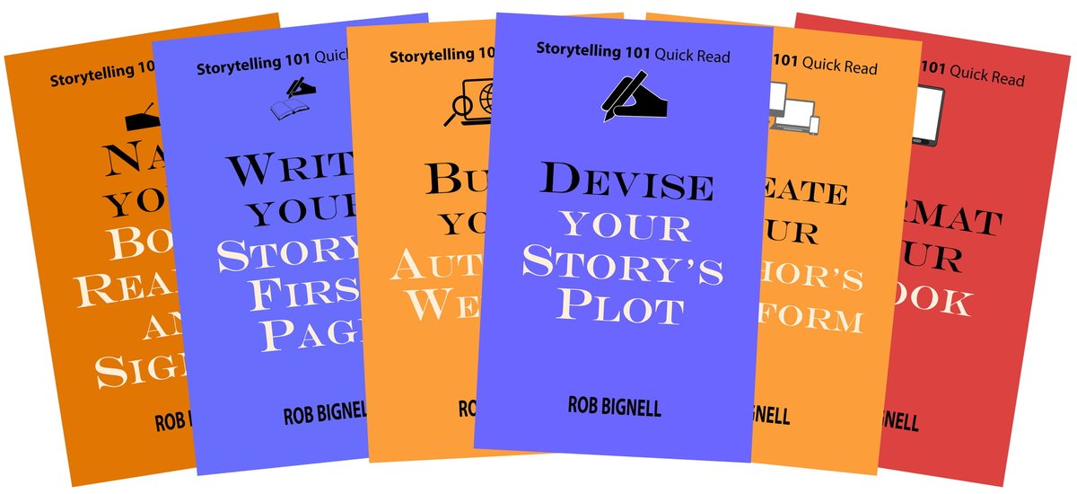 InventingRealit's tweet photo. Storytelling 101 Quick Read Series: Guidebooks for Writing, Self-publishing, and Promoting Your Book #writerscommunity #author #indieauthor #amwriting #writingcommunity https://t.co/7BLTeJGIx0 https://t.co/kpW4WRV2PQ