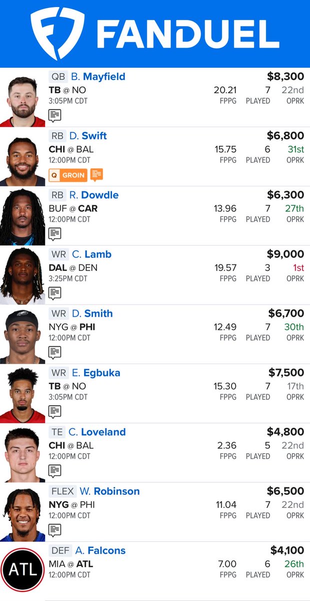 DFS_Gems's tweet photo. NFL💎 https://t.co/ZM2za3dvuy