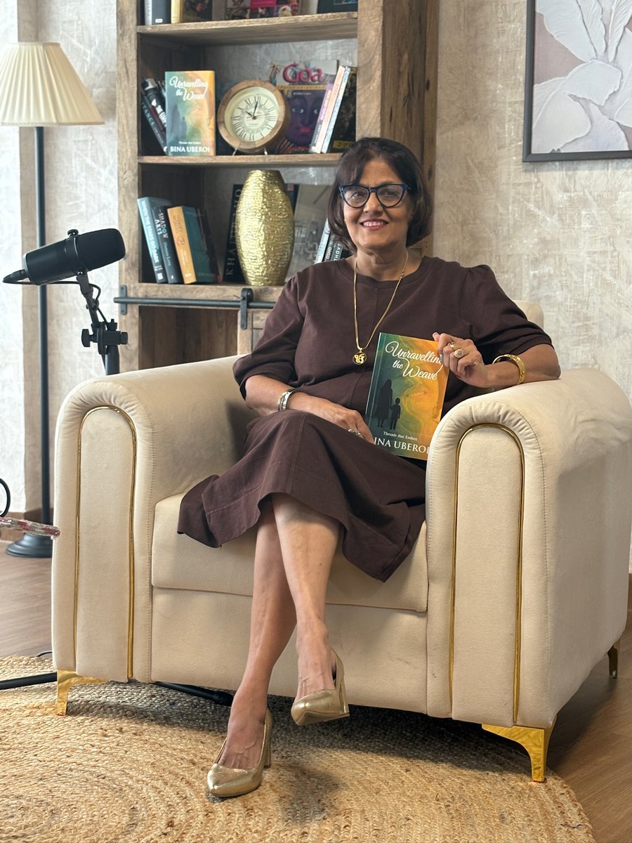 binauberoi_TEP's tweet photo. 🎙️ Just wrapped up a wonderful podcast shoot with Mice Pe Milenge with Tamanna!

We spoke about my book Unravelling the Weave — a journey through courage, resilience &amp; rediscovery. 💫

Stay tuned for the episode!
📖 Until then, read the book here: https://t.co/VPQLWfNqJ8 https://t.co/kzmk98JufL