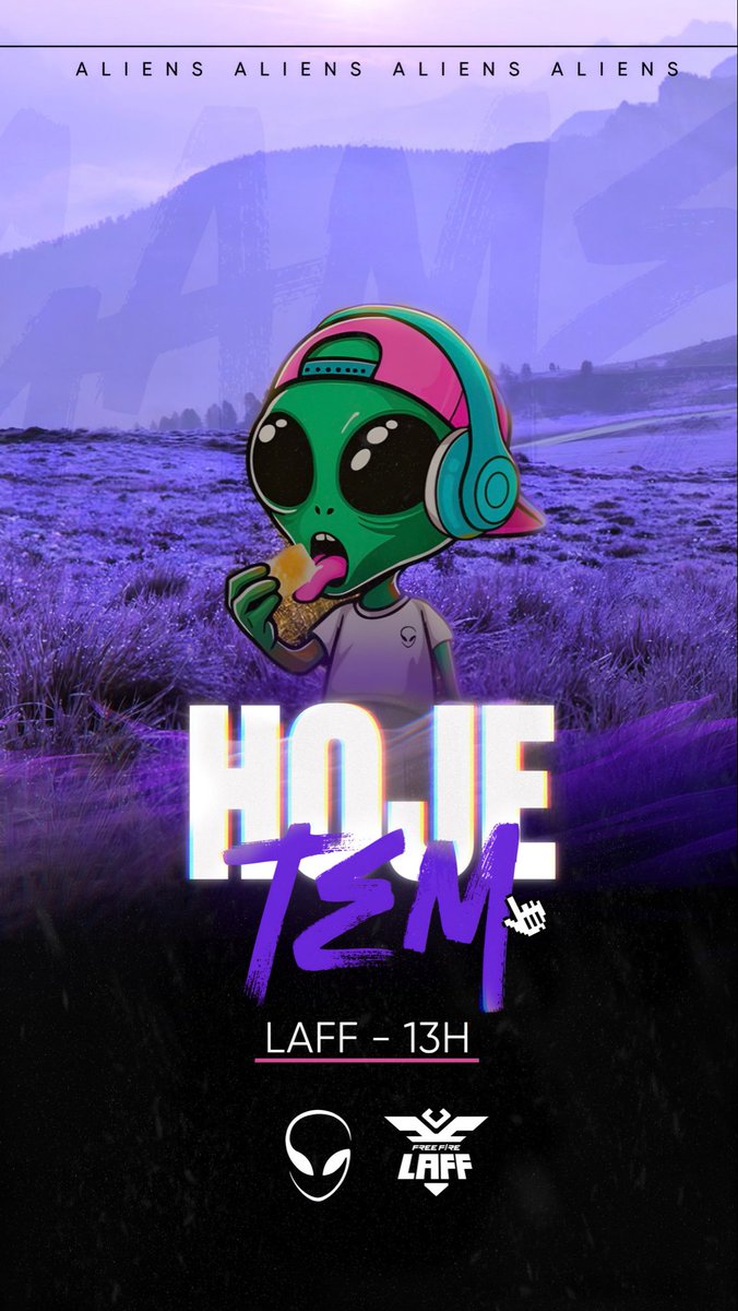 ☀️ Boooa tardeee, tripulação! 👽💜

Chegou o grande dia da decisão da LAFF! 🚀

Hoje saberemos quais serão os dois times que vão conquistar as tão sonhadas vagas na Elite — e a nossa Nave tá prontinha pra essa missão! 🛸

A decolagem é às 13h, e os nossos meninos vêm com tudo pra