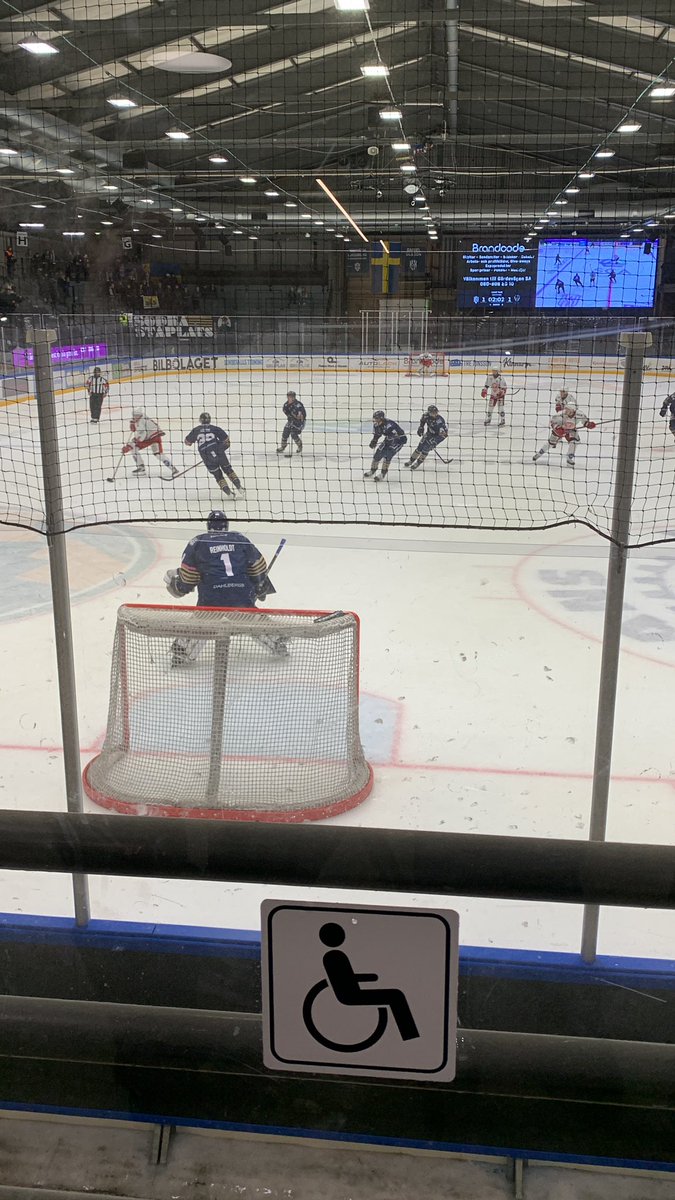 Hatten av för Sundsvall Hockeys handikappläktare.