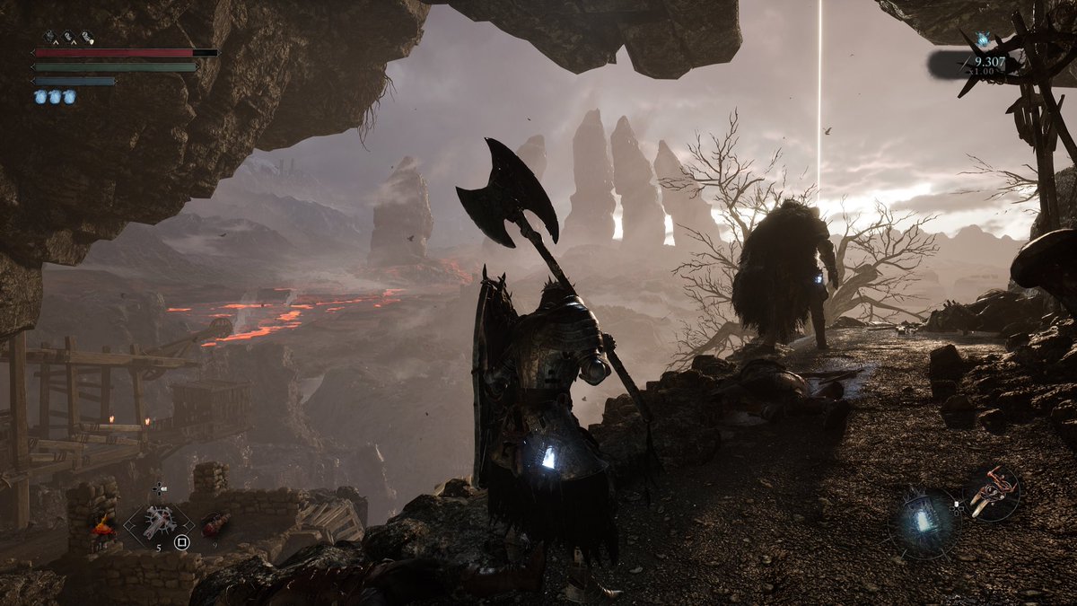 grossanez's tweet photo. Apesar de estar gostando de Lords of the Fallen 2.0 eu preciso dizer que esse jogo tem uma das rotas de progressão mais sem sentido que eu ja vi https://t.co/BzZqq4zo0n