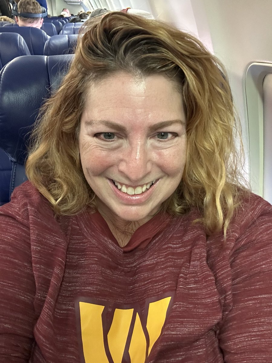 On my way to KC!! Let’s GO <a href="/Commanders/">Washington Commanders</a> #RaiseHail ❤️💛🏈🔥