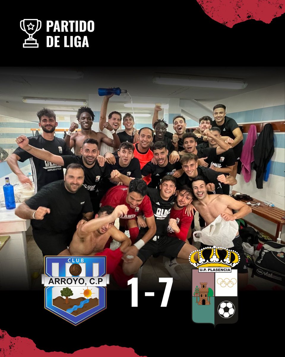 ¡Goleada y tres puntos más para casa! 🔥
Gran trabajo de todo el equipo, que no bajó los brazos en ningún momento 💪🏼⚽

C.P. Arroyo 🆚 U.P. Plasencia 1️⃣ - 7️⃣

𝐂𝐨𝐦𝐢𝐞𝐧𝐳𝐚 𝐥𝐚 𝐫𝐞𝐦𝐨𝐧𝐭𝐚𝐝𝐚🤍🖤

#upplasencia #siempreupp #temporada20252026 #comienzalaremontada
