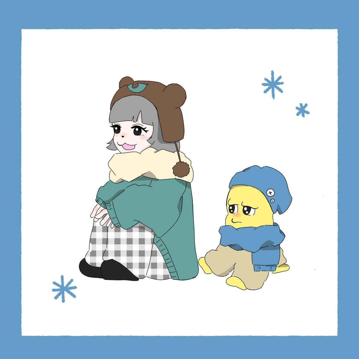 あったかくしててくれ
#ぽこあーと
#オシャレになりたいピーナッツくん