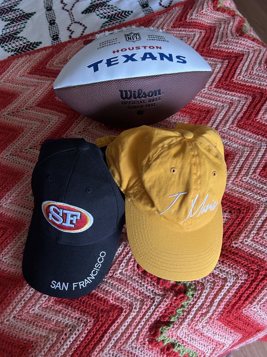 I think the Texans will win because the <a href="/JessicaCaban/">Jessica Caban</a> hat is really lucky!  Sorry SFO