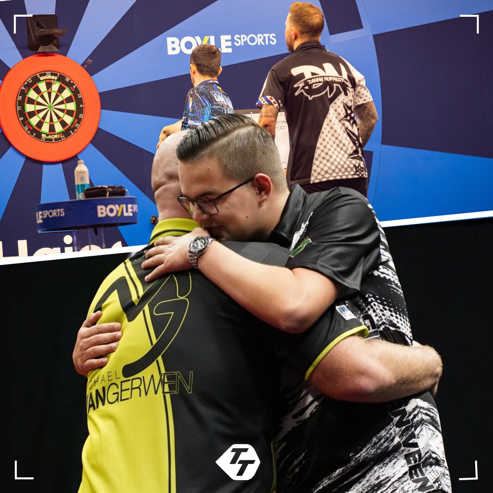 Tungsten_Tales's tweet photo. ๐๏ธ The semi-final lineup has been confirmed for the European Championship ๐
Gian van Veen ๐ Michael van Gerwen
Danny Noppert ๐ Luke Humphries
#Darts #ECFinals https://t.co/YwaekK8A1t