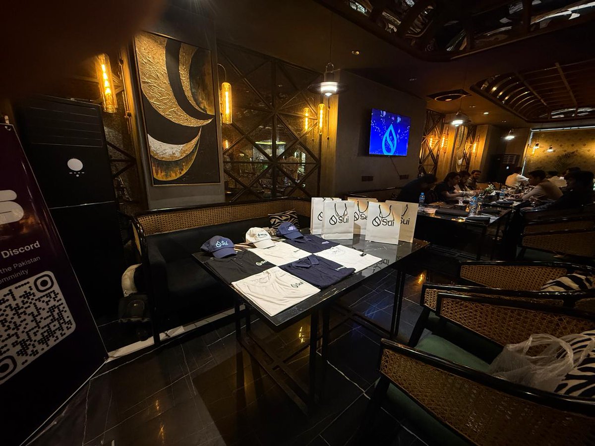 I’m truly thankful to everyone who joined today’s <a href="/SuiCommunityPk/">Sui Pakistan 🇵🇰</a> event! 🇵🇰💧
We had great discussions about many exciting projects, and it was a pleasure meeting Sui ambassadors and OG members in person.

Connecting with new Sui community members and sharing knowledge about