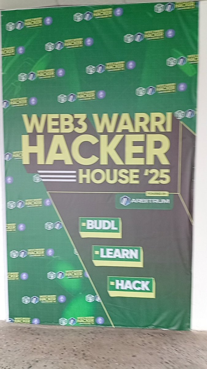 Smallingmuch's tweet photo. Just touched down city of Warri for @web3_warri HackerHouse.
#Web3Warri
#Arbitrium
This is massive, a creative hub like never before in the heart of Warri... https://t.co/OWaJCdpCNf